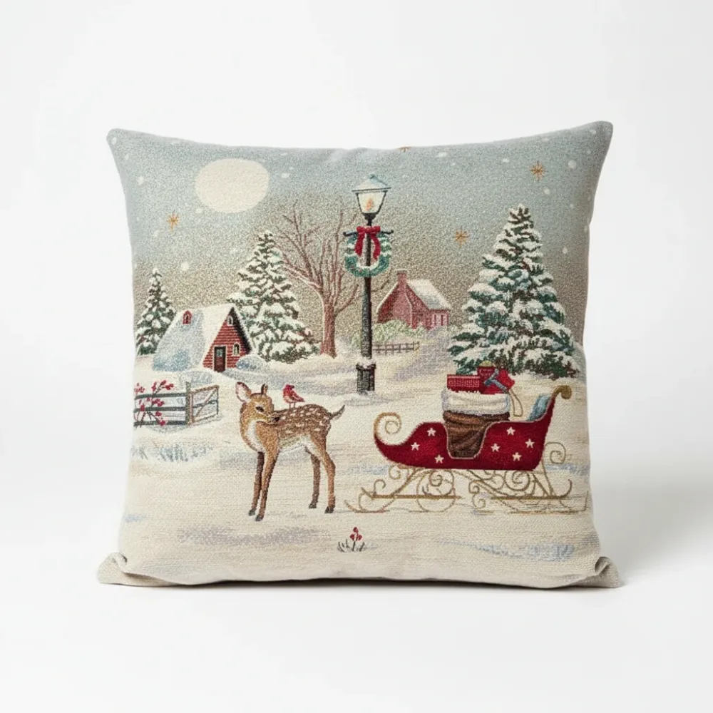 Cuscino arredo natalizio Happy Christmas Botticelli Home