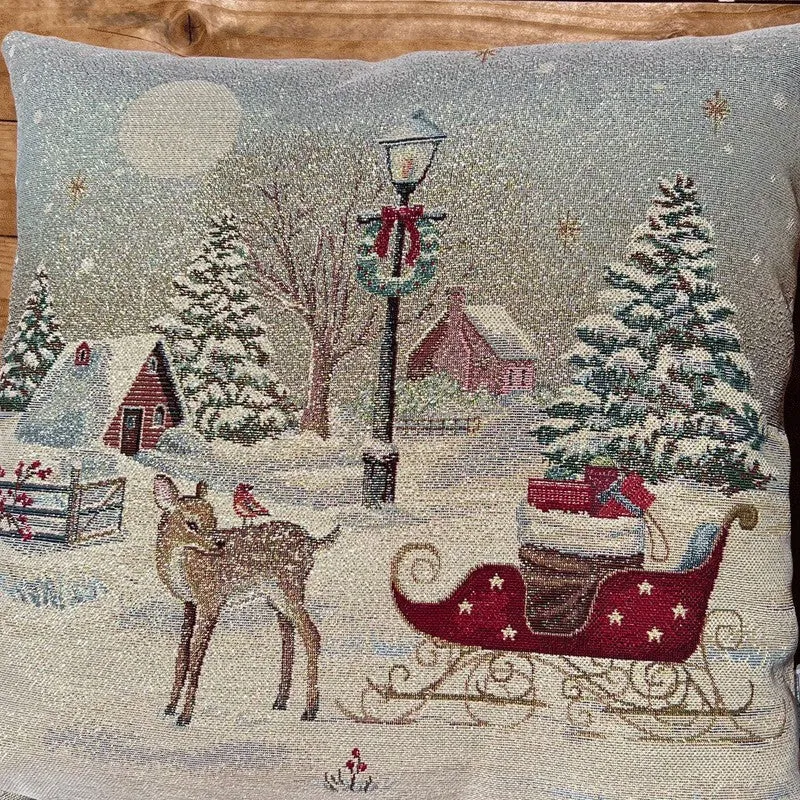Cuscino arredo natalizio Happy Christmas Botticelli Home