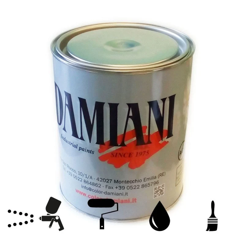 Damiani 25Kg smalto ferromicaceo opaco rapida essiccazione colore grigio ferro