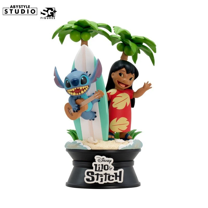 Disney Lilo E Stitch - Statuetta Tavola Da Surf