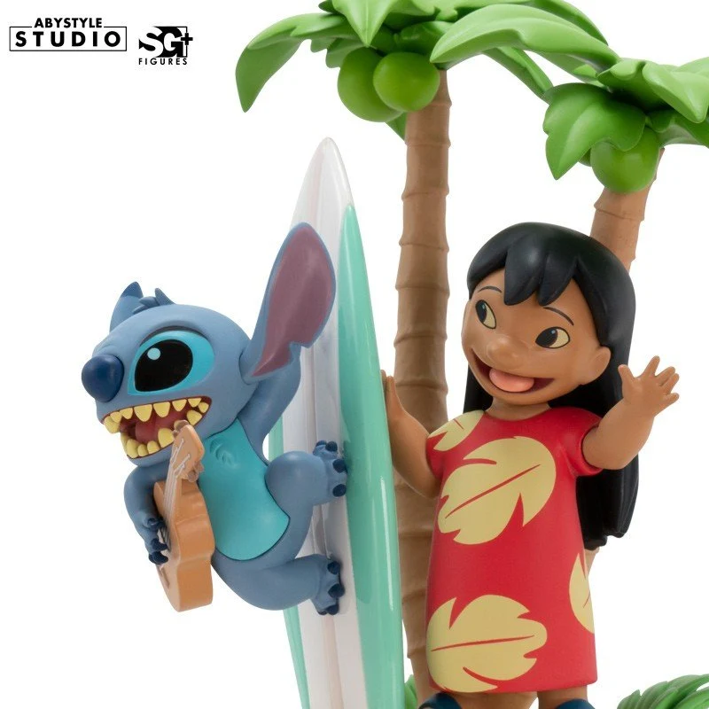 Disney Lilo E Stitch - Statuetta Tavola Da Surf
