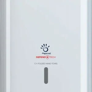 Dispenser antibatterico Defend Tech - per asciugamani piegati C-V - Papernet
