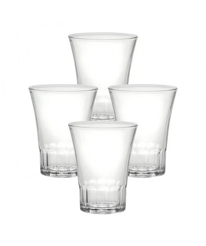 Duralex Bicchiere Amalfi - Set 4 Bicchieri Acqua 21 cl Vetro Temperato