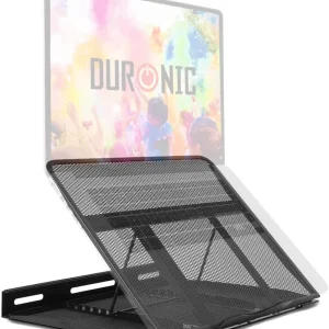 Duronic DM074 Supporto per notebook | 9 Impostazioni di altezza | Capacità 10 kg | Dimensioni 37cm x 24 cm | Piattaforma p...
