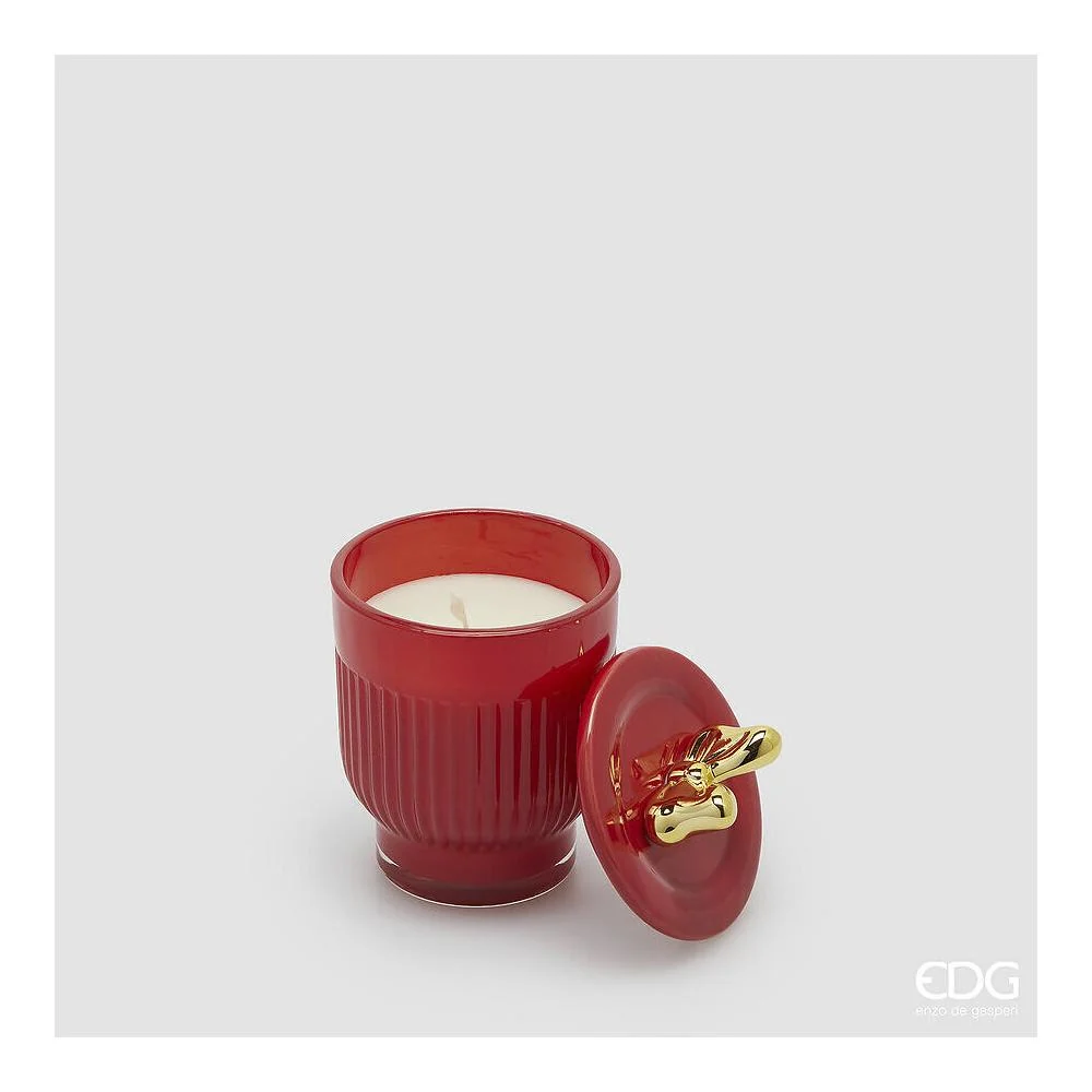 EDG - Candela Jolie Con Profumo Con Vaso H.11 D.7 Berry Fruit