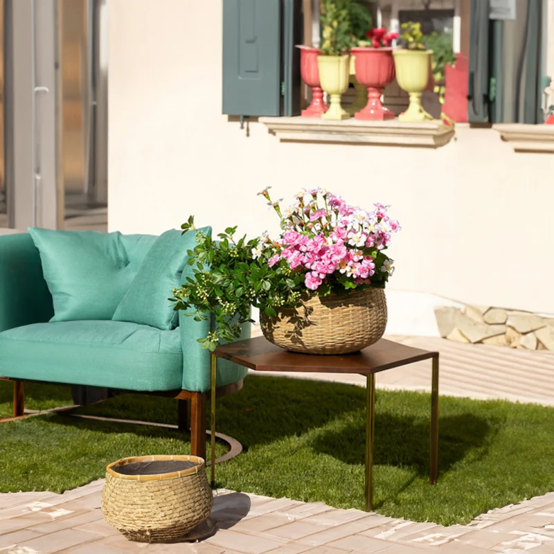 EDG Enzo De Gasperi Ramo Artificiale di Viburno 5 Fiori con Bacche H90 cm Verde Chiaro