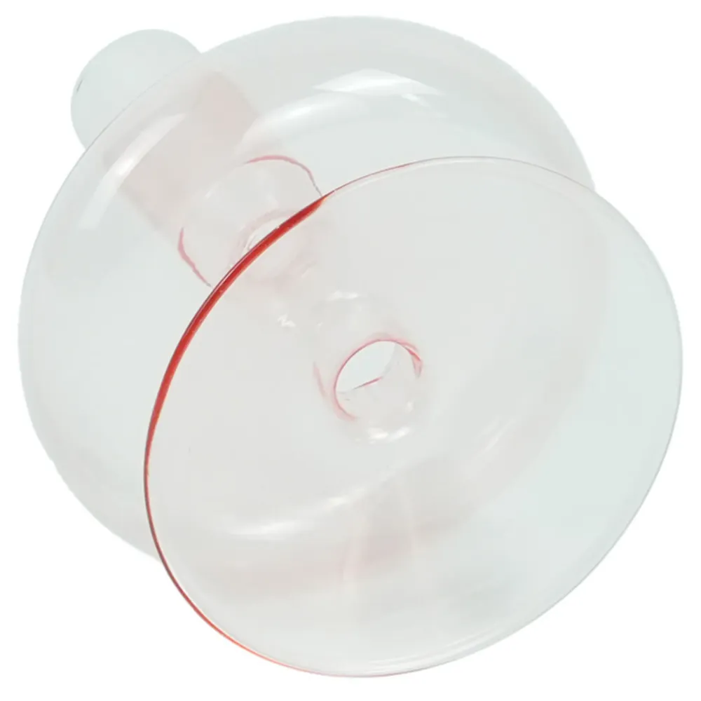 Elly portacandela vetro rosa 12 cm