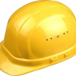 ELMETTO DI PROTEZIONE PER CANTIERI - PROTETTIVO E VENTILATO - COLORE GIALLO