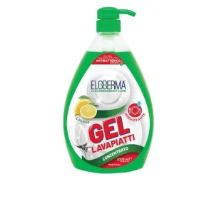 Eloderma Gel Lavapiatti Antibatterico 1000ml al Limone - Formula pH Neutro $