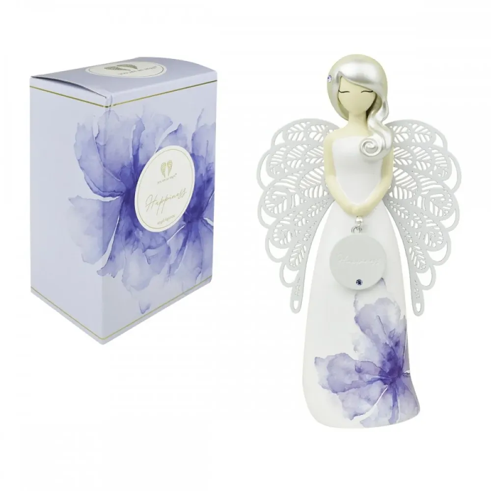 Enesco Statuetta Angelo Floral Happiness 15,5 cm
