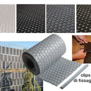 Fasce oscuranti Stuoia Rattanscreen Brixo H 19 cm. Prezzo per rotolo.