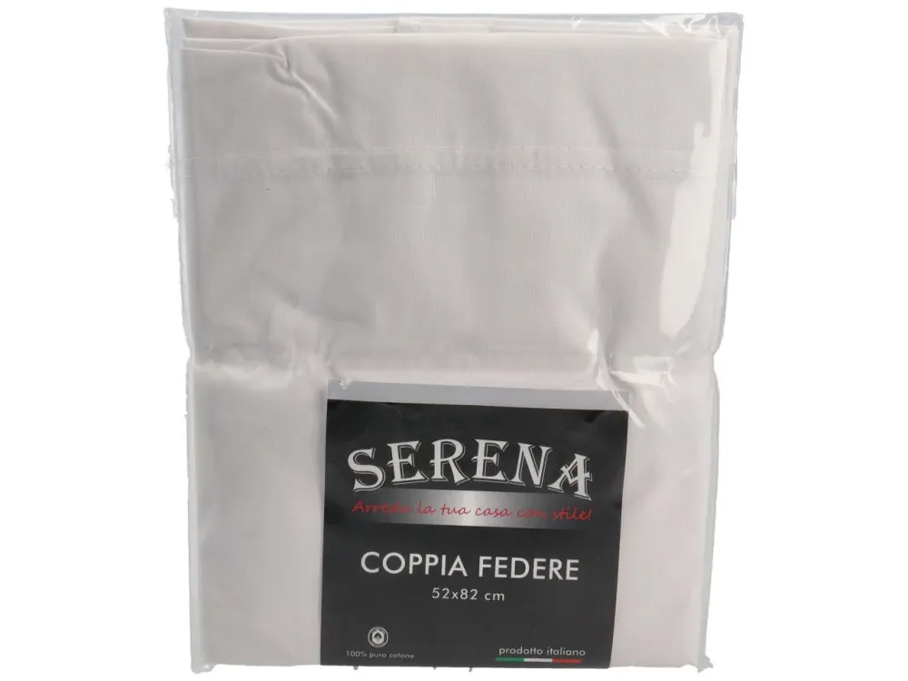 Federe coppia bianche