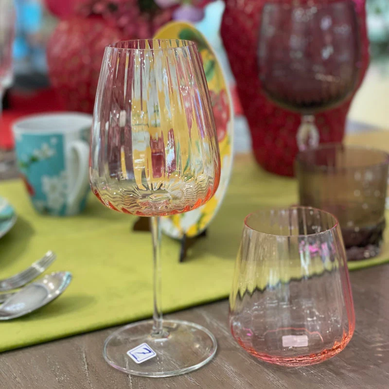 Feeling Servizio 6 Bicchieri Acqua collezione Opium Rosa