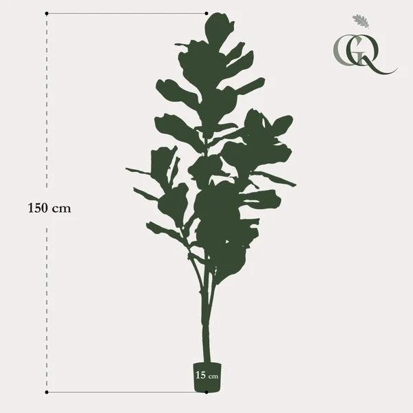 Ficus Lyrata artificiale h150cm