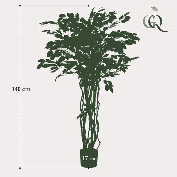 Ficus rampicante artificiale h140cm