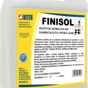 FINISOL - Protettivo antimacchia all'acqua per pavimenti cotto, pietre naturali e legno