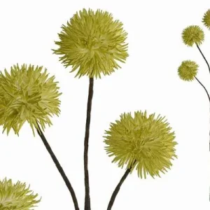 FIORE ARTIFICIALE DENTE DI LEONE VERDE