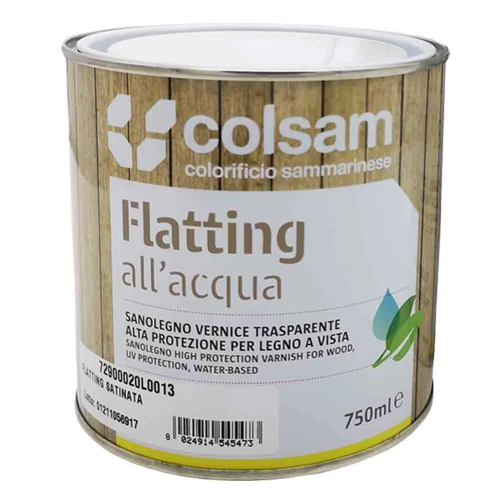 Flatting all'acqua 'sanolegno' COLORIFICIO SAMMARINESE Lt. 0,750 - trasparente lucida