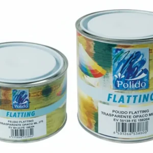 Flatting Trasparente Opaco Barattolo (Flatting Lux)- - Ml.370 Trasparente Opaco - 6 Pezzi Feudo