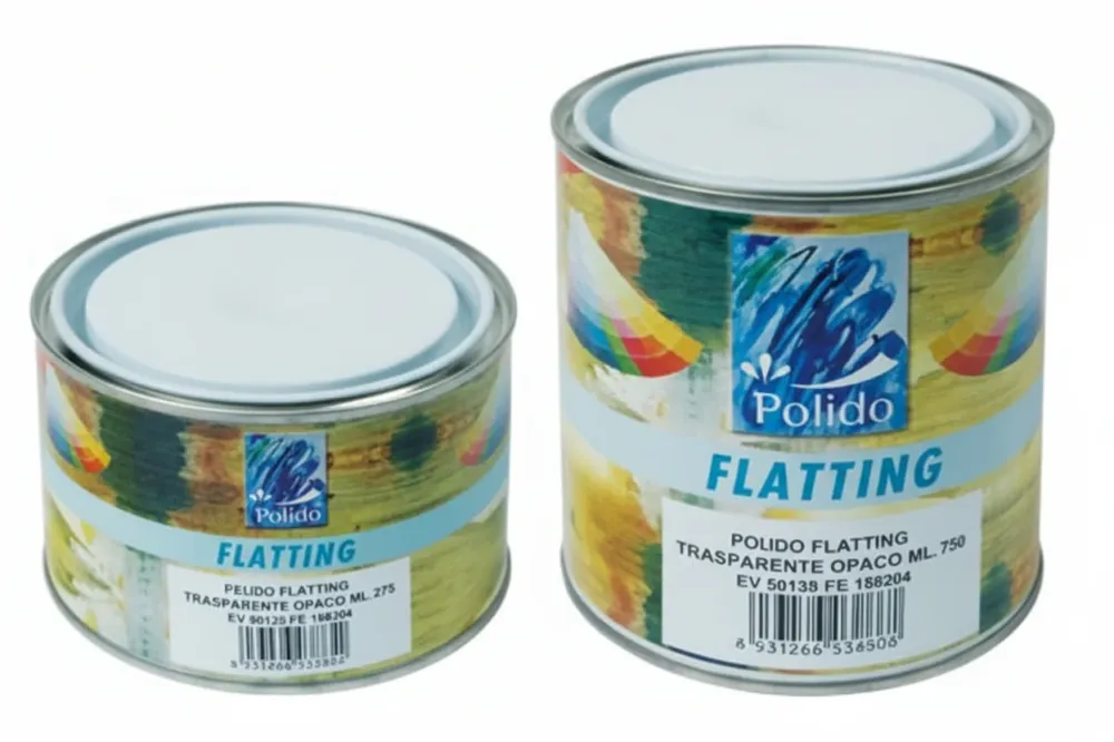 Flatting Trasparente Opaco Barattolo (Flatting Lux)- - Ml.370 Trasparente Opaco - 6 Pezzi Feudo