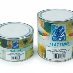 Flatting Trasparente Opaco Barattolo (Flatting Lux)- - Ml.750 Trasparente Opaco - 6 Pezzi Feudo