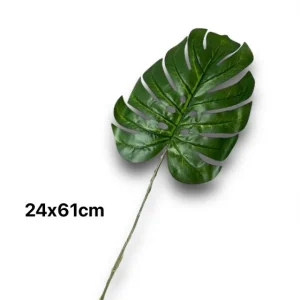 Foglia monstera artificiale