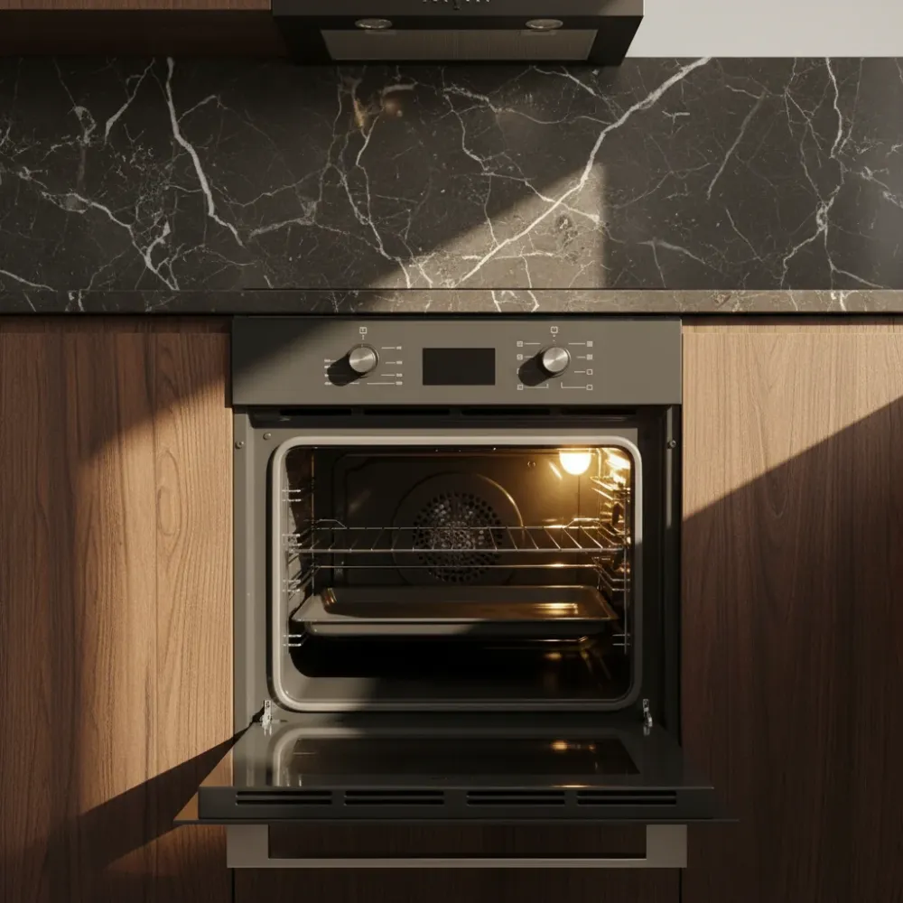 Forno da Incasso Ventilato Digitale Vetro Antracite Staylux 60x60cm
