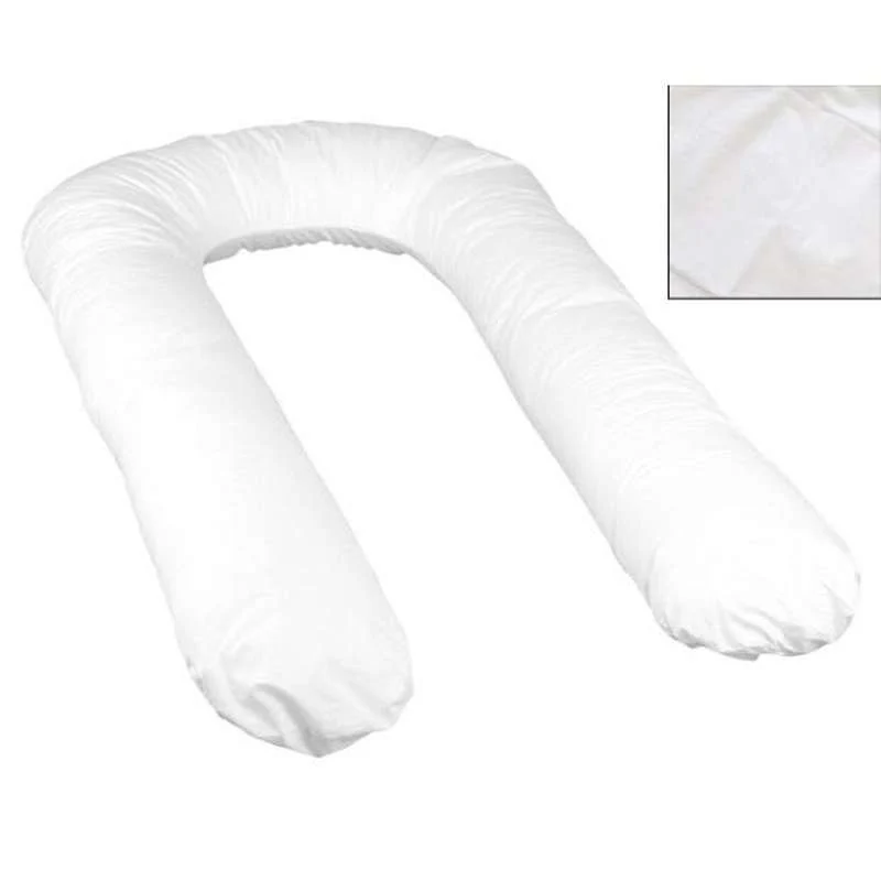 Fossflakes Cuscino per gravidanza/allattamento Superior Comfort-U incluso coprimaterasso jersey