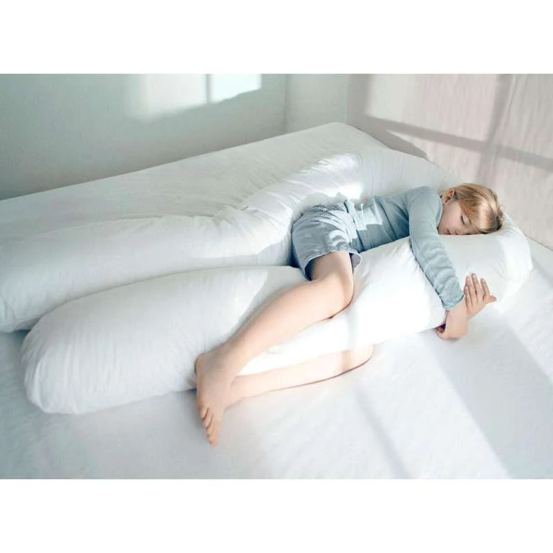 Fossflakes Cuscino per gravidanza/allattamento Superior Comfort-U incluso coprimaterasso jersey