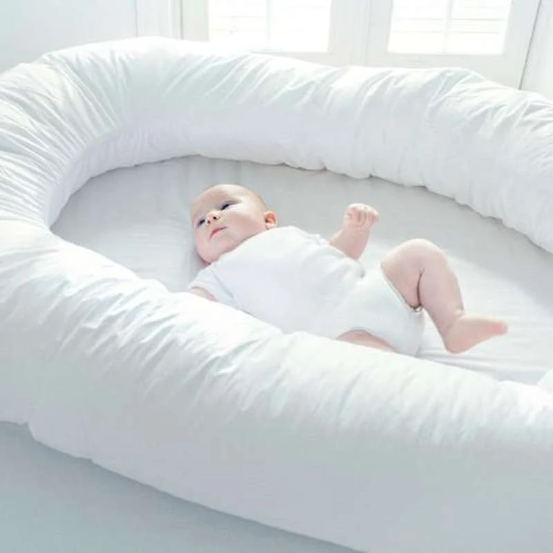 Fossflakes Cuscino per gravidanza/allattamento Superior Comfort-U incluso coprimaterasso jersey