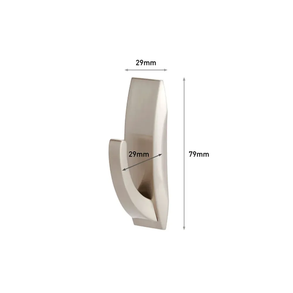 Gancio per appenderla 3M 1,3 kg 29 X 79 X 29 MM Argentato Metallo (1 Unità)
