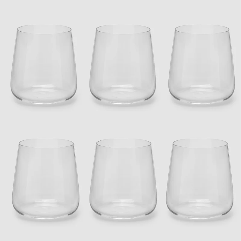 Le Gioie set 6 bicchieri Tumbler Acqua 400 ml H9 D9 cm