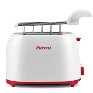 Girmi TP10 Tostapane Classico | Potenza 750W | 7 Livelli di Doratura | Pinze Acciaio Inox Estraibili | Funzione Espulsione...