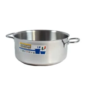 Gnali CASSERUOLA FONDA CM.22, 2 MANICI INOX 18/C MOD.REAL
