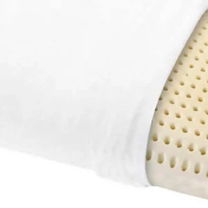 Guanciale Puro Lattice Naturale H.15 Cuscino Letto Traspirante Anallergico