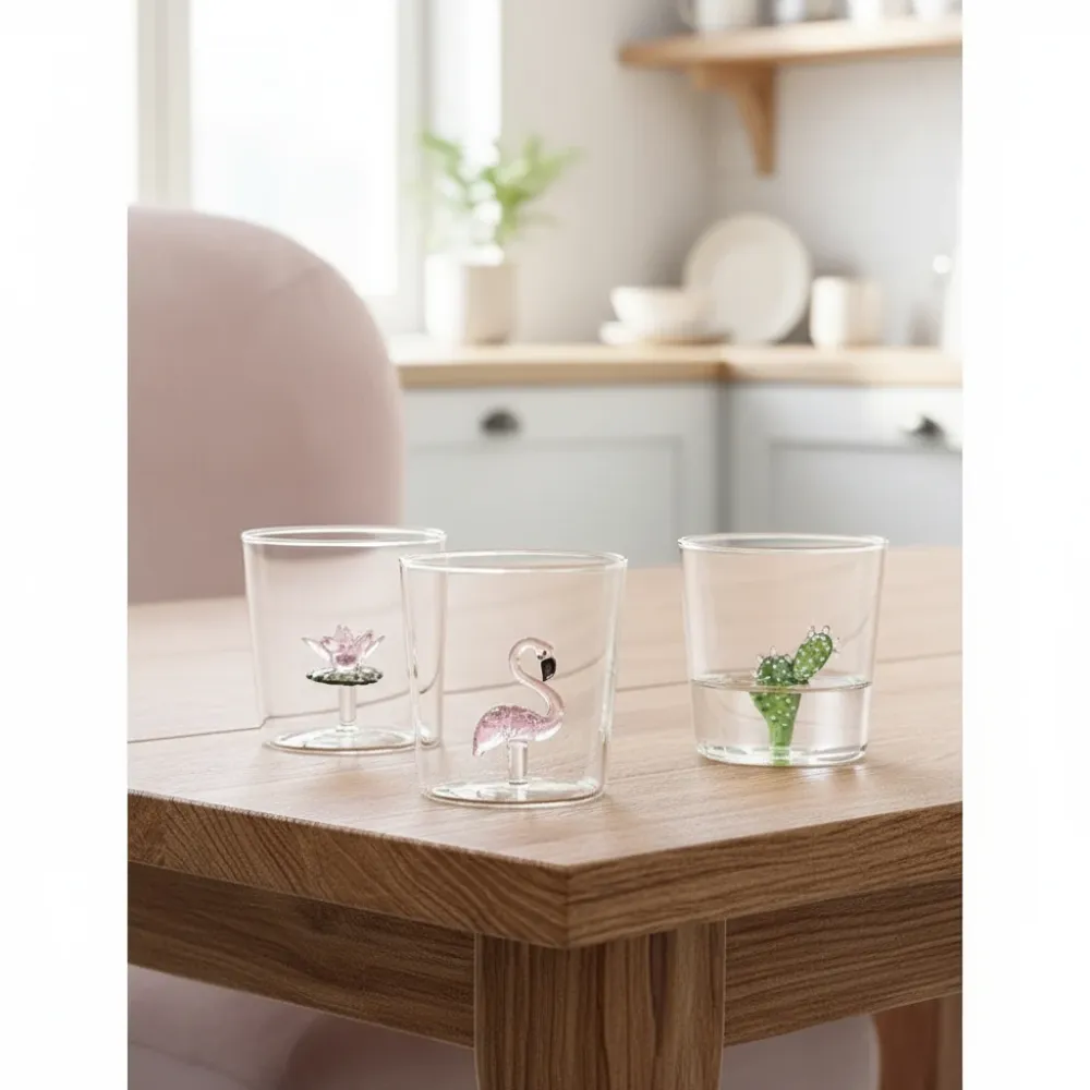 Henriette - Set 6 Bicchieri Vetro - D18399