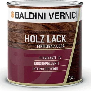 HOLZ LACK Finitura cera solvente Incolore 750 ml