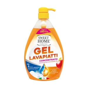 Home sweet home gel lavapiatti antibatterico 1l aceto di mele$