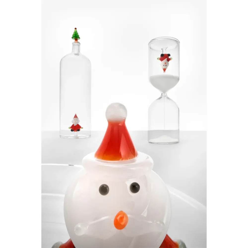Ichendorf Milano Christmas Tales Tealight Babbo Natale Vetro Borosilicato