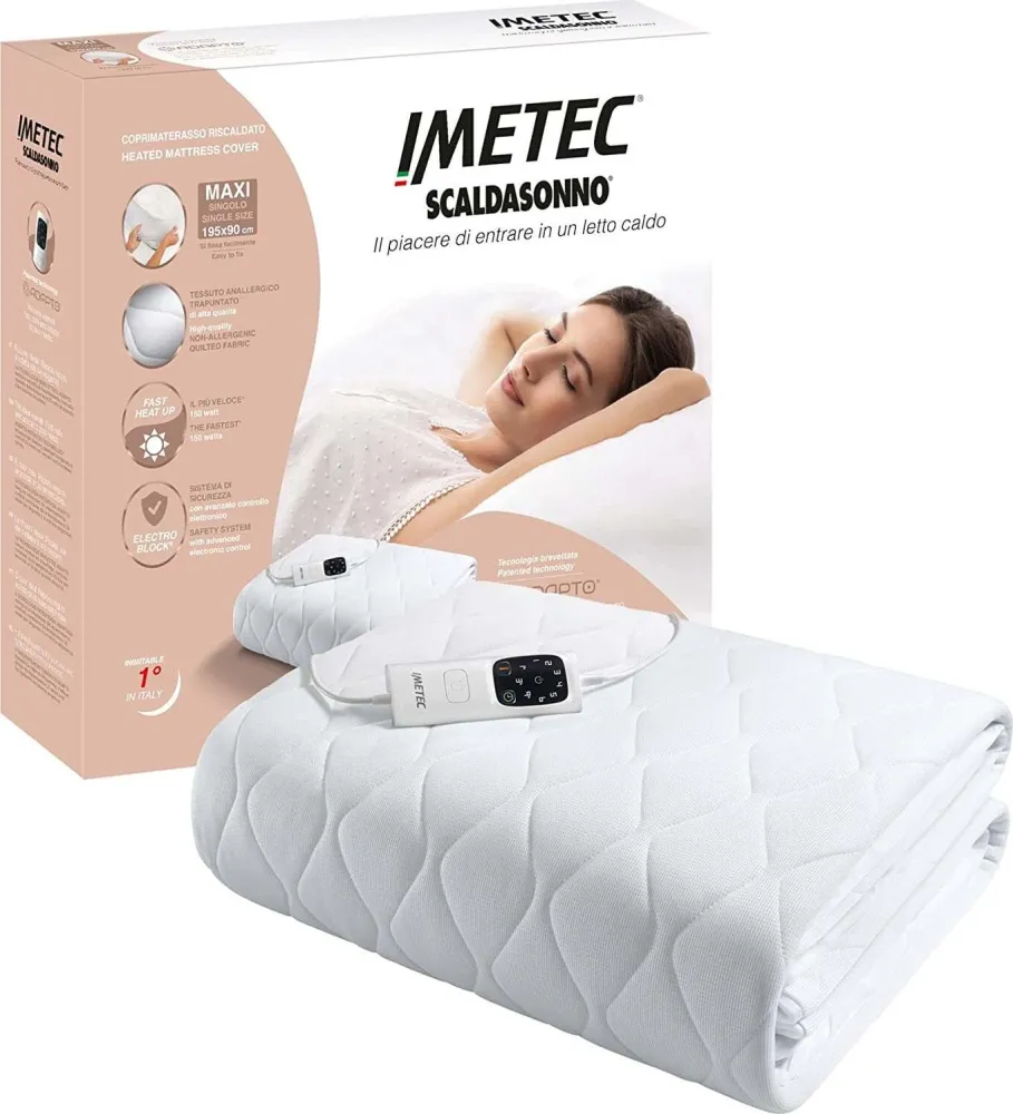 Imetec Scaldasonno Adapto maxi coprimaterasso singolo 195x90 cm