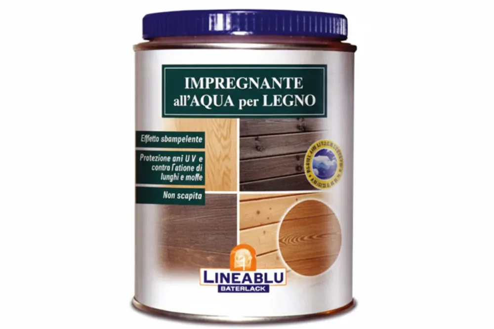 Impregnante All'Acqua Effetto Cera Per Legno Per Esterno Hi 2212 Noce Lt.2,5 Sayerlack