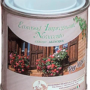 IMPREGNANTE CEROSO ALL'ACQUA Ecowood - ml. 750 noce medio Novecento