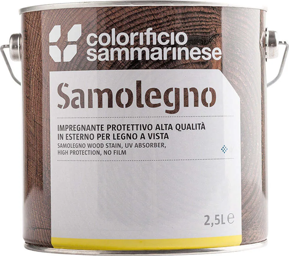 IMPREGNANTE 'SAMOLEGNO' Lt. 0,750 Mogano Colorificio Sammarinese