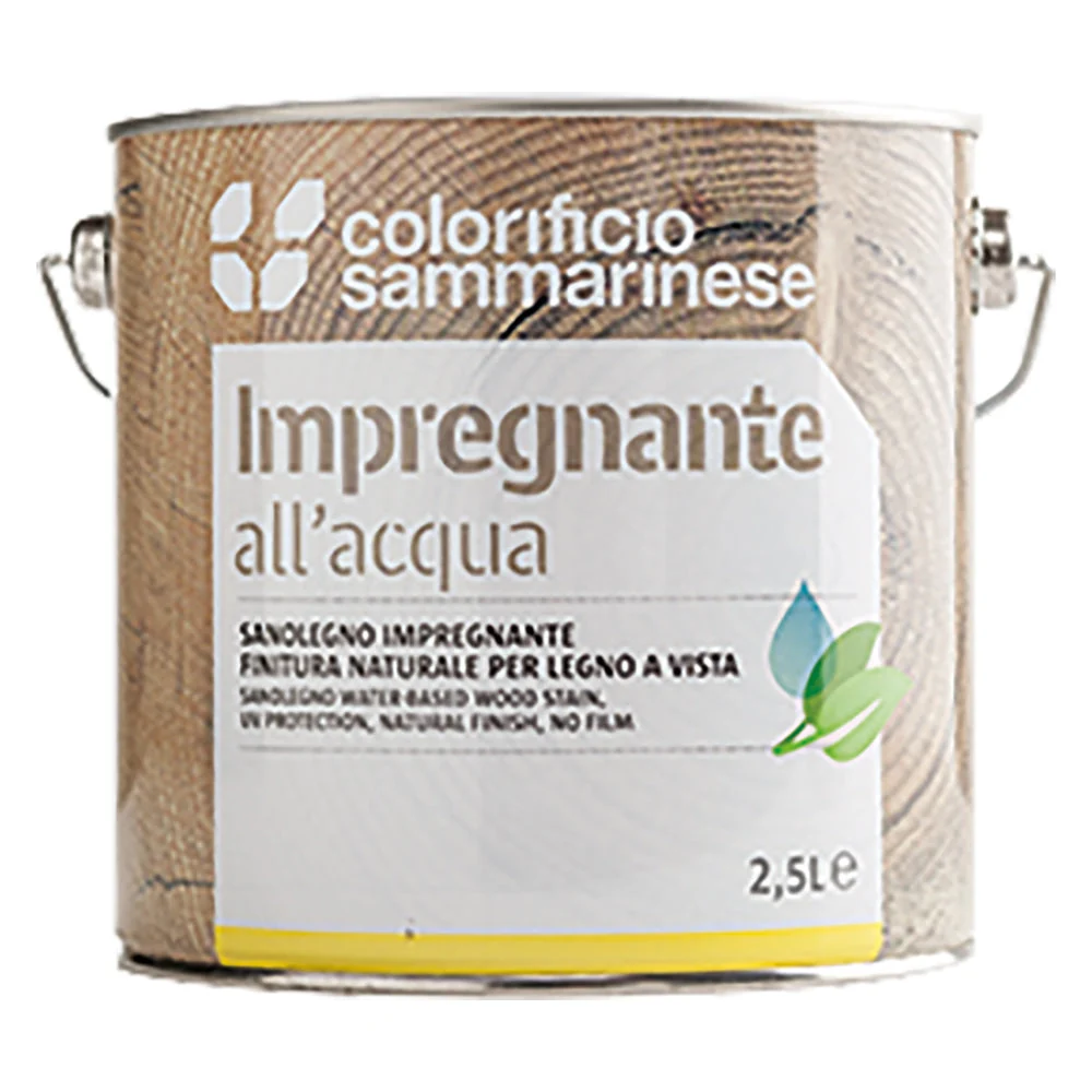 Impregnante 'Sanolegno' Lt. 0,750 Trasparente- 6 Pezzi - Colorificio Sammarinese