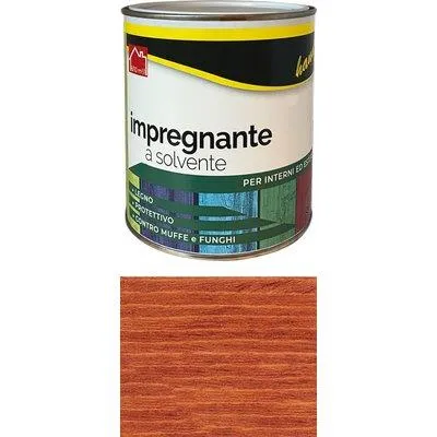 Impregnante Solvente Hand - Mogano Ml 750- 6 Pezzi