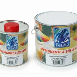 Impregnante Solvente Per Legno Barattolo (Holz Steril)- - Ml.750 Trasparente - 6 Pezzi Feudo