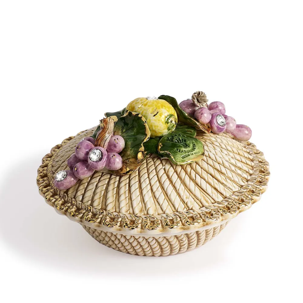Insalatiera Capodimonte Piccola con Frutta