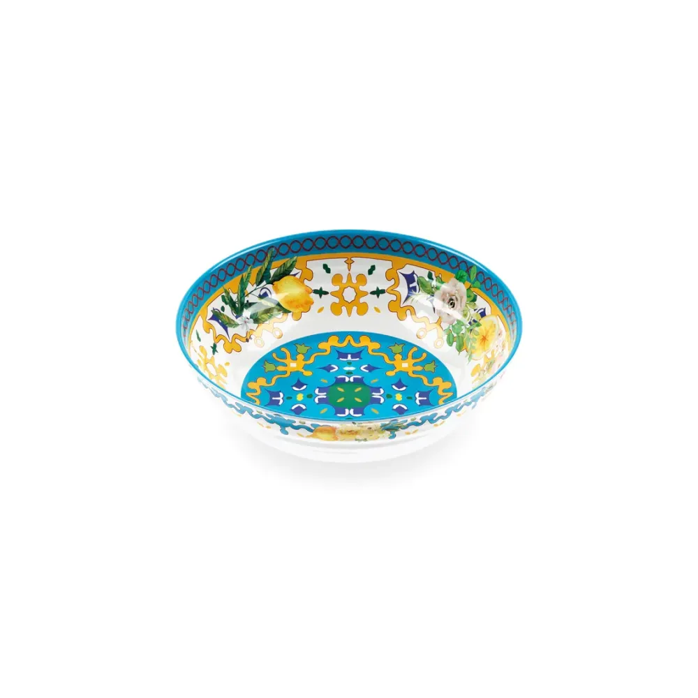 INSALATIERA MELAMINA "FLOWER&LEMON"CM. 30