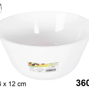 INSALATIERA PLASTICA BIANCA 3.600 ML