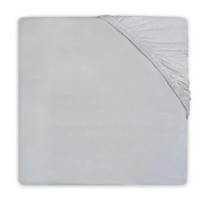 Jollein Lenzuolo con elastico Jersey 60x120cm - Grigio morbido
